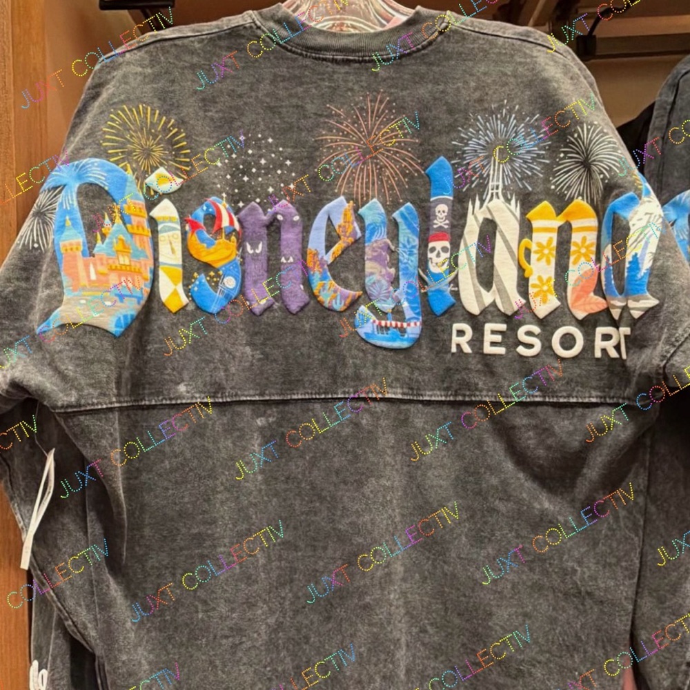 Disney Parks Disneyland Attractions Gray Spirit Jersey